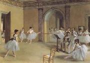 Edgar Degas Dance Class at the Opera (mk09) Sweden oil painting reproduction